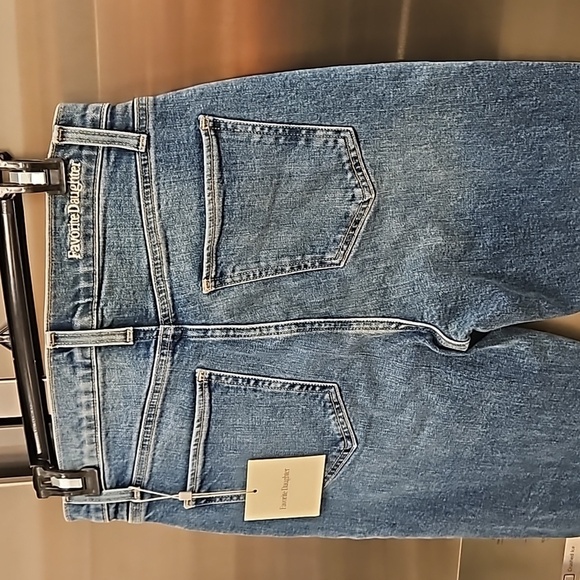 💕FAVORITE DAUGHTER💕 Valentina Super High Rise Tower Jean Medium Indigo 29 NWT - Picture 13 of 16